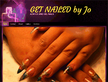 Tablet Screenshot of getnailedbyjo.com